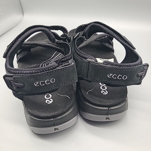Ecco Men Sandals Sz 7-7.5/ 41 Offroad Yucatan Coast Black Textile Comfort New main image 5